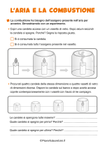Scheda didattica sull'aria e la combustione per la classe terza