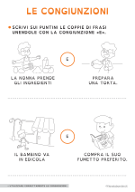 Scheda didattica sulle congiunzioni per alunni BES della Scuola Primaria nr. 1