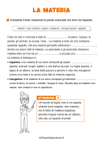 Scheda didattica sulla materia per la classe terza nr. 1