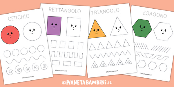 Schede di pregrafismo sulle figure geometriche