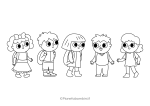 Disegni accoglienza da stampare e colorare 02