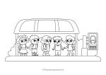 Disegni accoglienza da stampare e colorare 03