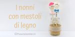 Lavoretto per bambini nonni con mestoli di legno