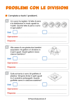 Problemi con la divisione per la classe seconda pag. 4
