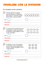 Problemi con la divisione per la classe seconda pag. 5