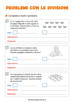 Problemi con la divisione per la classe seconda pag. 6