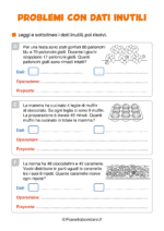 Problemi con dati inutili per la classe seconda pag. 2