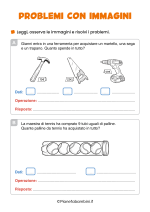Problemi con immagini per la classe seconda pag. 1